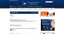 Desktop Screenshot of confcommerciobisceglie.it