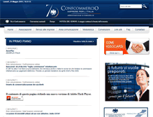 Tablet Screenshot of confcommerciobisceglie.it